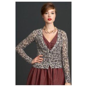Banana Republic x Mad Men Leopard Mohair Cardigan